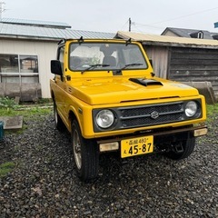 JA11C ジムニー　ステンレス前後バンパー付き
