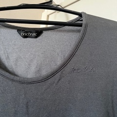 グレー　ロングワンピースの画像