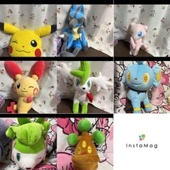 ポケモンぬいぐるみセット新品未使用タグつきの画像
