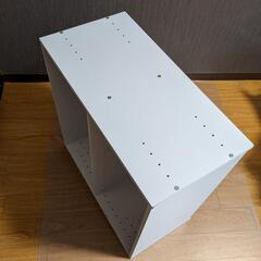 お部屋をすっきり整理整頓！多目的使えるホワイト収納ラックの画像