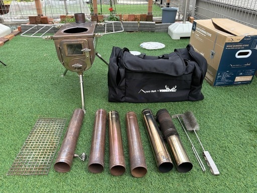 テンマクデザイン薪ストーブM 収納ケース、ブラシ付き