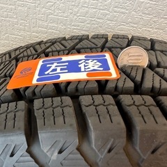 ジムニー10型純正アルミホイールスタッドレスタイヤBSの画像