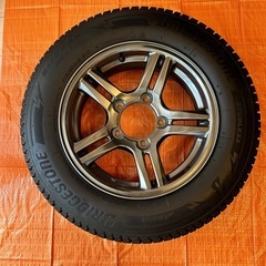ジムニー10型純正アルミホイールスタッドレスタイヤBS