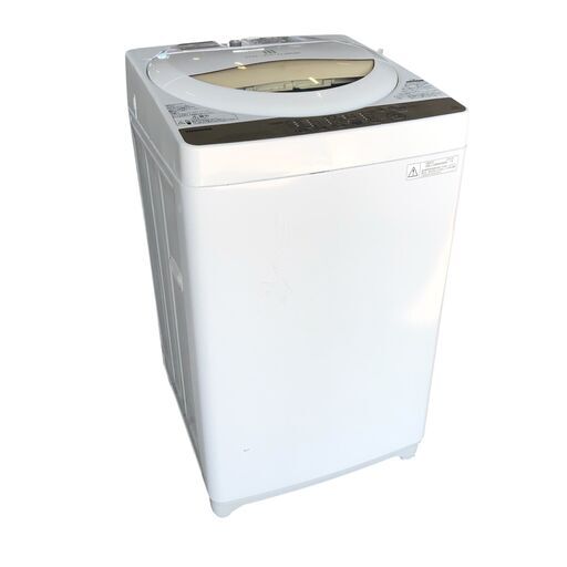 A1038 東芝 TOSHIBA 全自動電気洗濯機 5.0kg AW-5G3 2016年製 石狩市