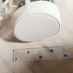 サマンサヴェガ　バッグチャーム付き　ドット　ショルダーバッグ　白　黒の画像