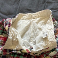 人気 Summer Checkered half pants Ｍの画像