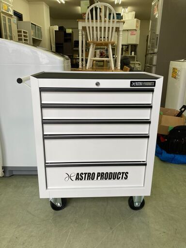 【お取引中】【極美品】アストロプロダクツAPロールキャビネット5段ホワイト★8128★