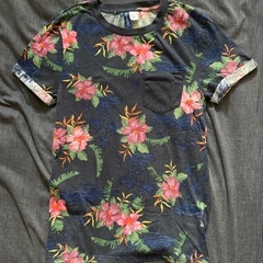 人気即売 H&M Haibisukasu pattern ボタニカル Teeの画像