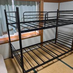 2段ベッド　パイプスチールの画像