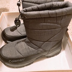 コールマンColemanウィンターブーツ　グレー24.0 新品未使用品の画像