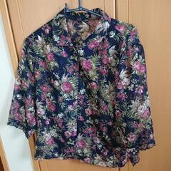 昭和レトロ柄 ブラウス