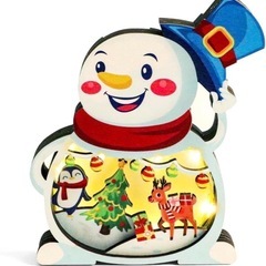 クリスマス 飾り テーブルライト 卓上 置物 木製 置き物