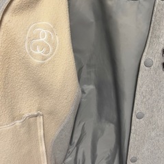 【激レア・限定コラボ】Stüssy × Champion スタジャン グレー Mの画像