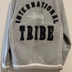 【激レア・限定コラボ】Stüssy × Champion スタジャン グレー Mの画像