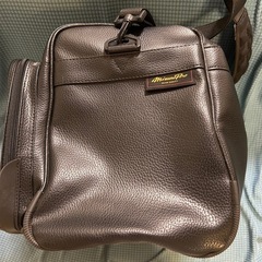 ２回ほど使用　値下げ19,800円→17,800円→16,800円→15,000円→13,500円→期間限定値下12,500円　反対側にミズノのビックロゴ　ミズノプロ　スポーツ用　野球　バック ボストンバッグ 黒 ショルダー 大容量 ブラックの画像