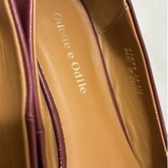 【オデットエオディール】フラットシューズ24cmの画像