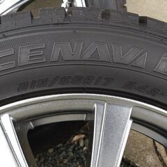 17インチ　スタッドレス　アルミ付き４本セットの画像