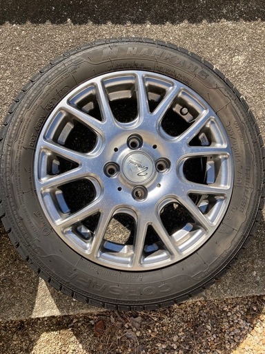 155/65/14スタッドレスアルミホイールセット