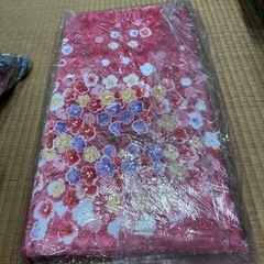お早めに❗️赤花柄　巻き布