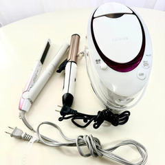 スチーマー、ヘアアイロン　3点セット