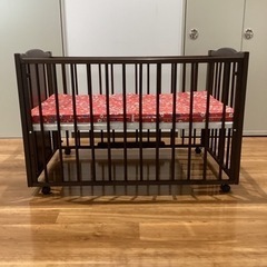 ベビーベッド【町田市再生家具】241908
