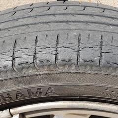 値下げはしません！　165/55R15　75V　タイヤ付アルミホイール4本の画像