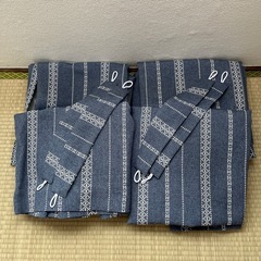 ニトリ　カーテン　4枚セット　遮光　北欧柄の画像