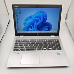 バッテリー新品 15.6 HP ノートPC PROBOOK 650G4 Core i5-7200U windows11 pro 12GB SSD256GB  カメラあり オフィス (B223)