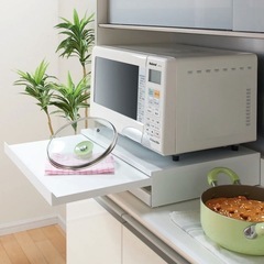 レンジボード　キッチン収納　耐熱トレー　引き出しテーブルの画像