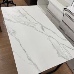 ▼値下げ▼ダイニングテーブル セラミックテーブル 4人用 大理石柄 💳自社配送時🌟代引き可💳※現金、クレジット、スマホ決済対応※の画像
