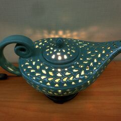 ■ポット型卓上ランプ 卓上ライト 台湾 置物 ムード照明 間接照明 札幌 西区 西野店の画像