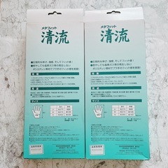 【未開封品】100枚入り×２箱 ポリエチレン手袋 中サイズ パウダーフリー　使い捨て 掃除 の画像