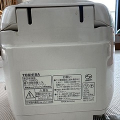 【取引先確定】東芝 2013年購入 炊飯器の画像