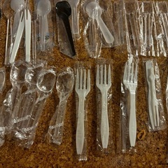 プラスチックスプーン差し上げますの画像