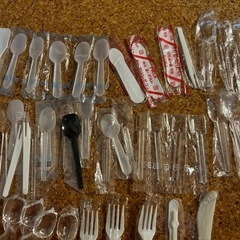 プラスチックスプーン差し上げますの画像