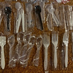 プラスチックスプーン差し上げますの画像