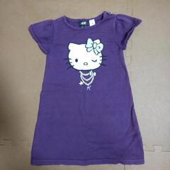 110cm 半袖ニットワンピースの画像