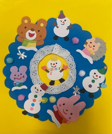 クリスマス、冬のリース