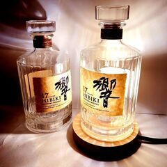 LEDオリジナルボトルランプ　テーブルランプ　【入手困難】サント...