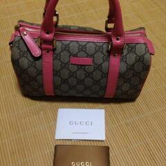 GUCCI ミニボストンバック ピンク💟の画像