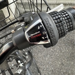 【取り引き決まりました】【美品】S-tech自転車27インチ6段変速・自転車譲渡証明書付きの画像