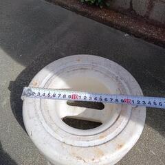 【重石】おもし　重量７．５キロ　直径２３．５cm　ガーデニングの...