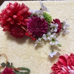 成人式　着物髪飾りの画像