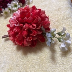 成人式　着物髪飾りの画像