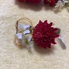 成人式　着物髪飾りの画像