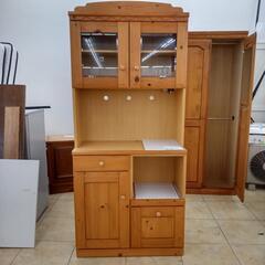 値下げ【天然木】一生紀　レンジボード（名古屋市内引き取り値下げします！） ク*マ様 値下げ【天然木】一生紀 レンジボード（名古屋市内引き取り