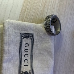 グッチ インターロッキングG リング 指輪 スターシルバー 19号の画像