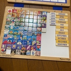 アメリカ製　マグネットカレンダーの画像