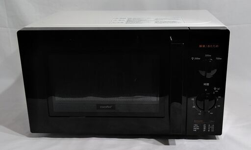 △　 comfee 電子レンジ CF-AM171-6 2021年製 60Hz 西日本専用 動作確認済 傷/擦り傷有り