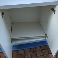 特注オーダーキッチン収納の画像